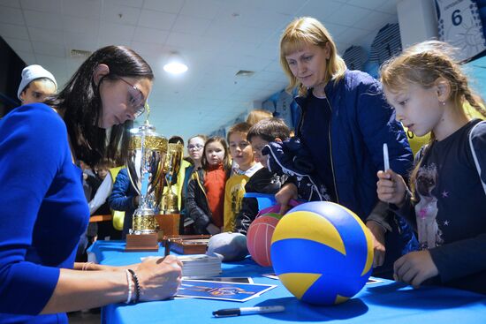 Volleyball. Yekaterina Gamova's farewell match