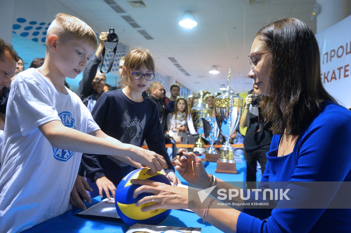 Volleyball. Yekaterina Gamova's farewell match