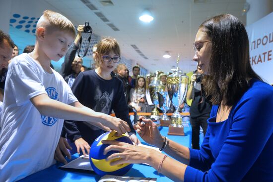 Volleyball. Yekaterina Gamova's farewell match