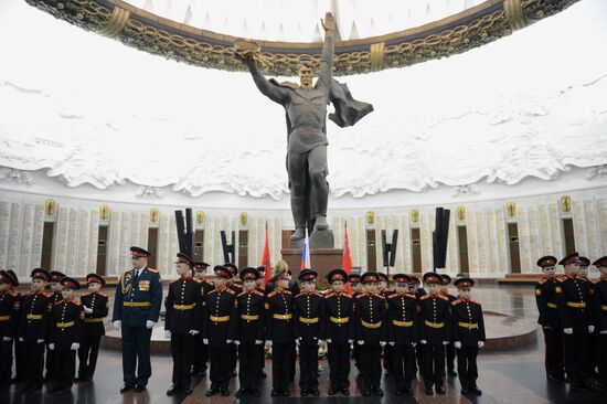 Great Patriotic War Museum hosts initiation ceremony for Suvorov Military School cadets