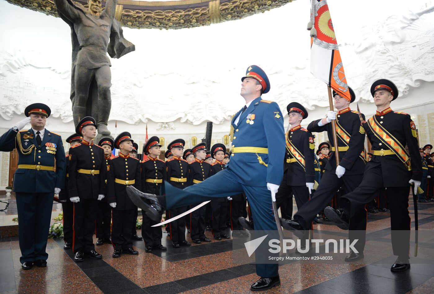 Great Patriotic War Museum hosts initiation ceremony for Suvorov Military School cadets