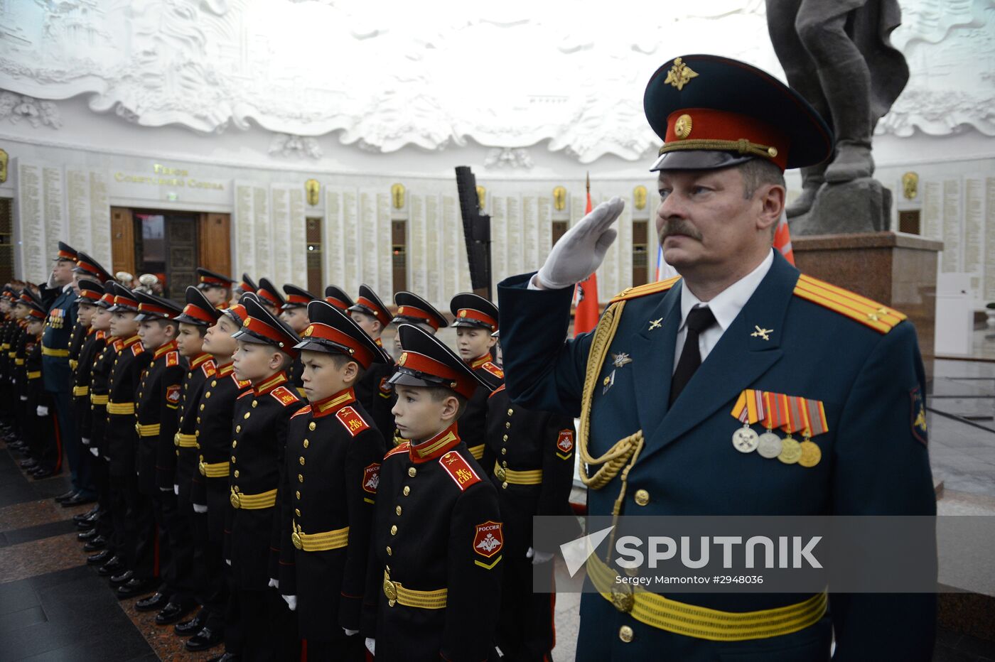 Great Patriotic War Museum hosts initiation ceremony for Suvorov Military School cadets