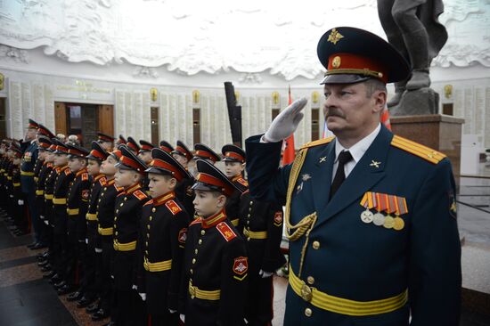Great Patriotic War Museum hosts initiation ceremony for Suvorov Military School cadets