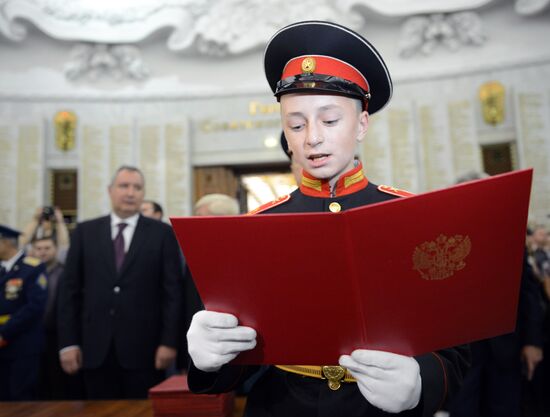 Great Patriotic War Museum hosts initiation ceremony for Suvorov Military School cadets
