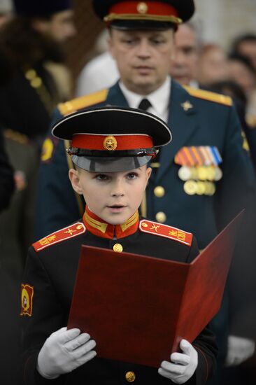 Great Patriotic War Museum hosts initiation ceremony for Suvorov Military School cadets