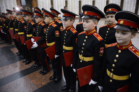 Great Patriotic War Museum hosts initiation ceremony for Suvorov Military School cadets
