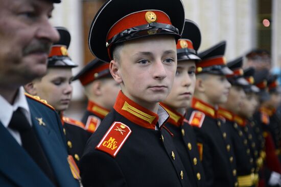 Great Patriotic War Museum hosts initiation ceremony for Suvorov Military School cadets