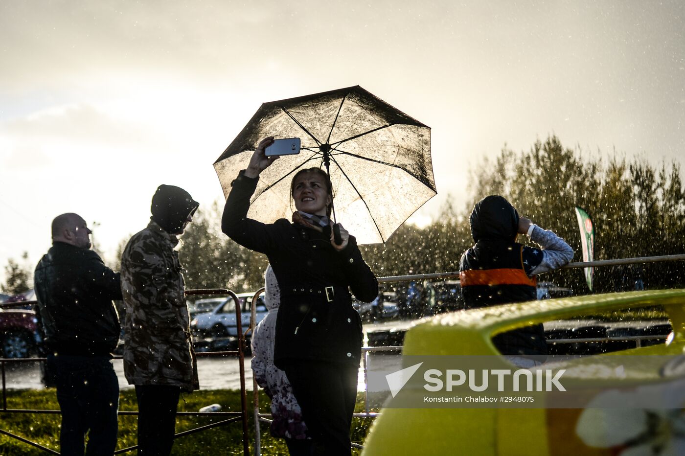 Drifting contest in Veliky Novgorod