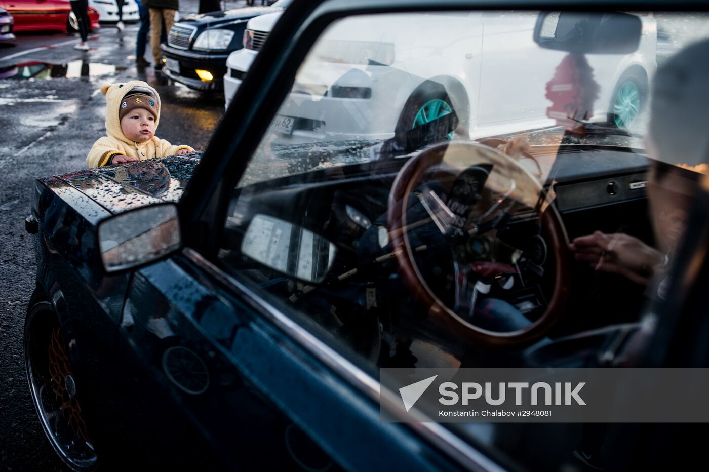 Drifting contest in Veliky Novgorod