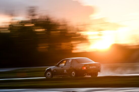 Drifting contest in Veliky Novgorod