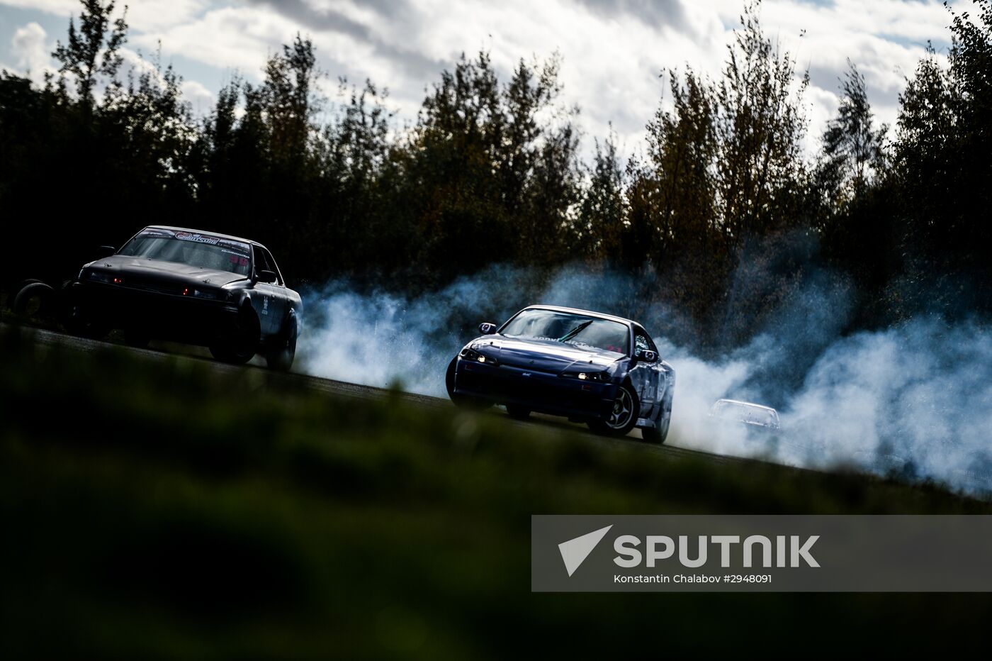 Drifting contest in Veliky Novgorod