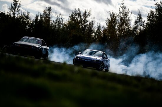 Drifting contest in Veliky Novgorod