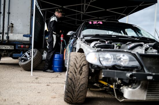 Drifting contest in Veliky Novgorod