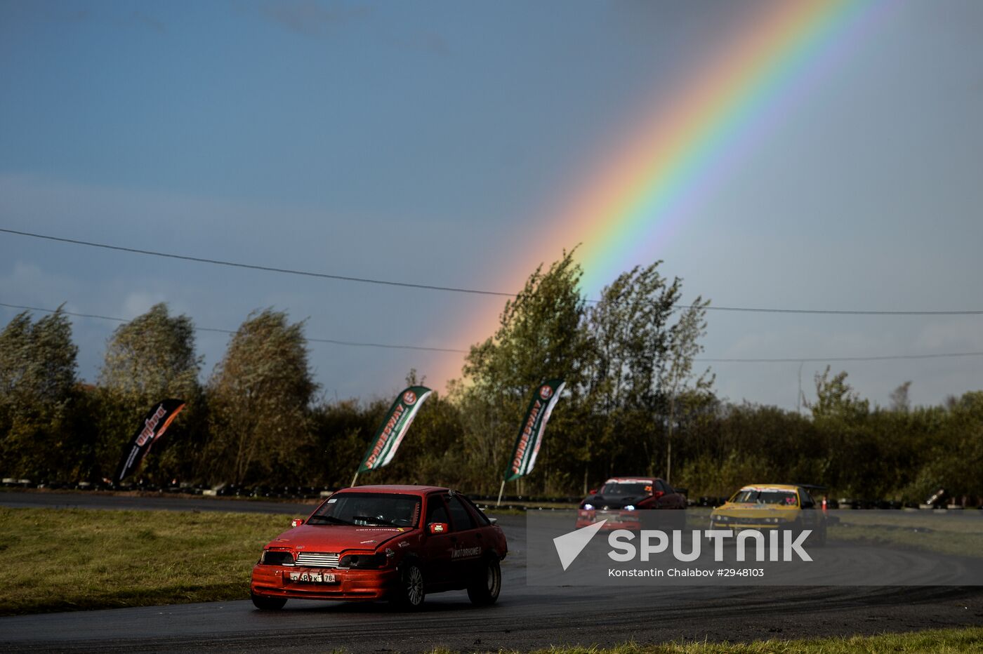Drifting contest in Veliky Novgorod