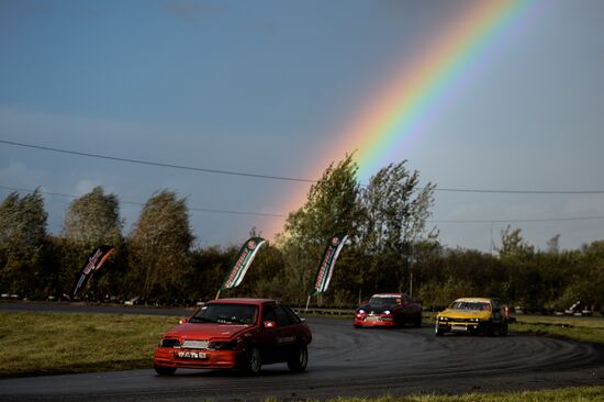 Drifting contest in Veliky Novgorod