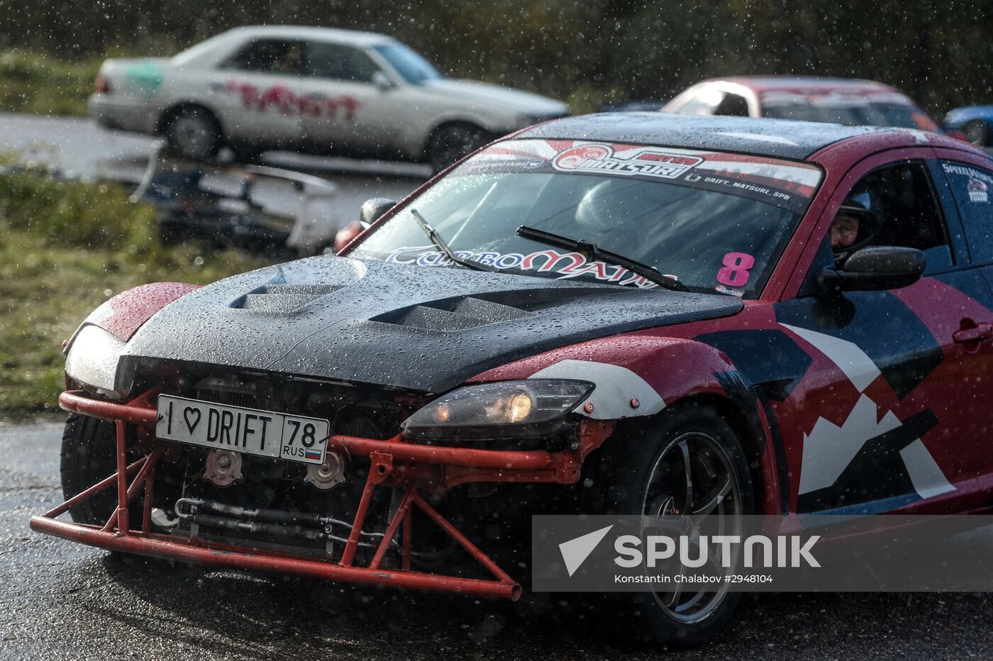 Drifting contest in Veliky Novgorod