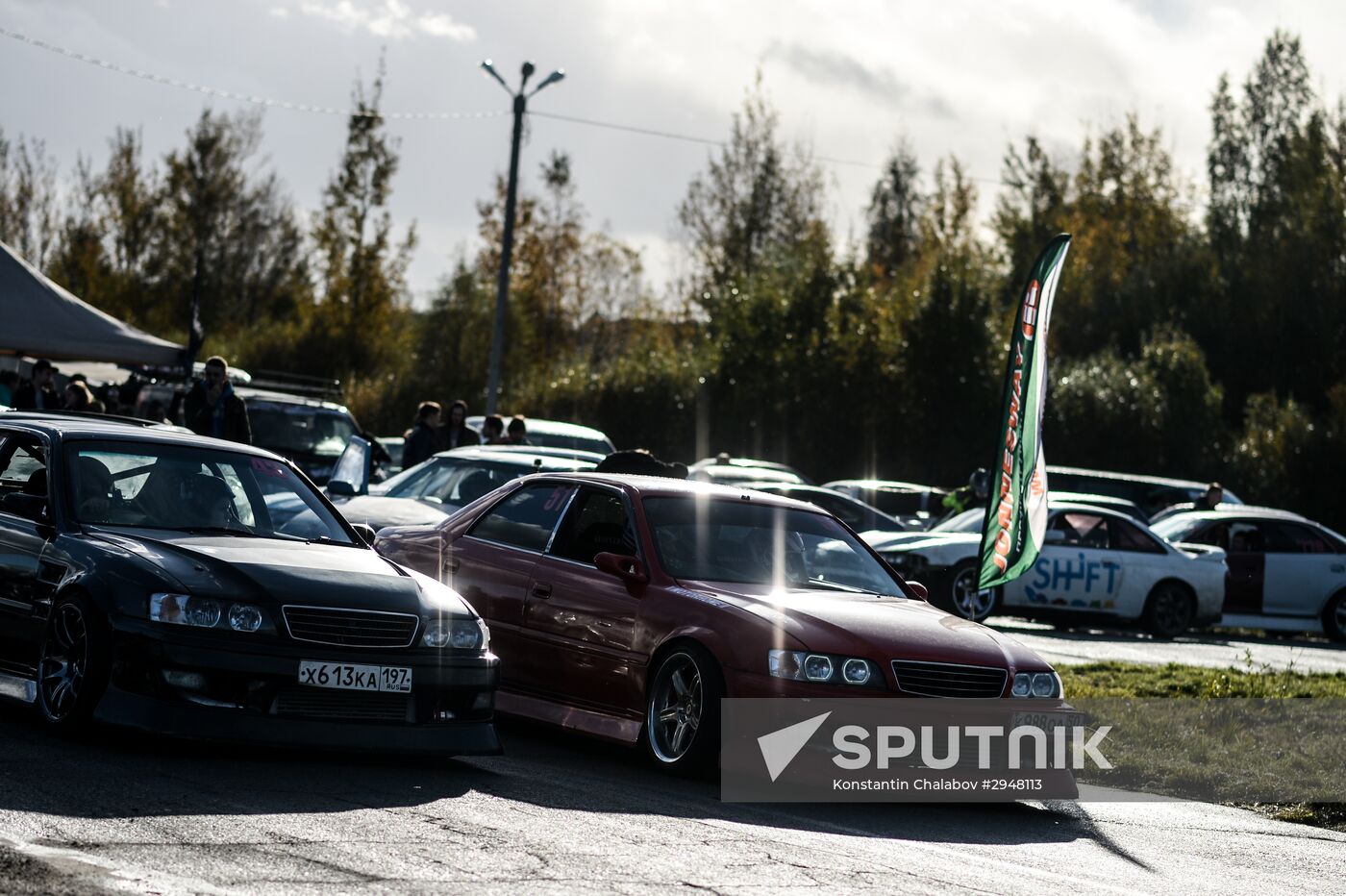 Drifting contest in Veliky Novgorod