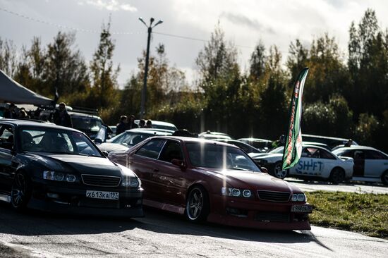 Drifting contest in Veliky Novgorod