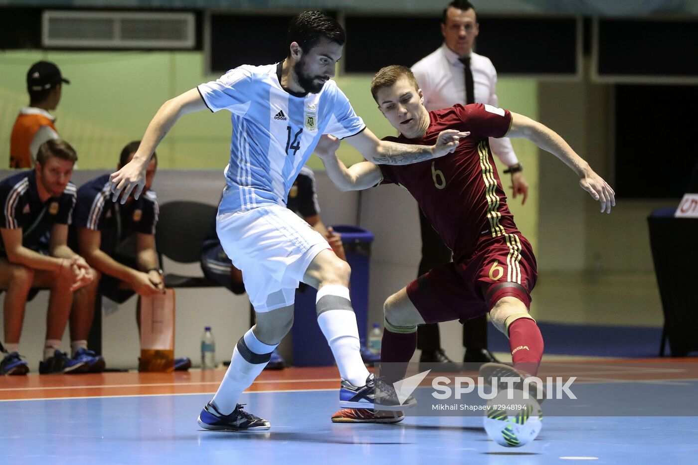 Futsal World Cup Final. Russia vs. Argentina