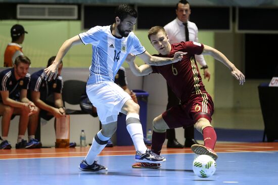 Futsal World Cup Final. Russia vs. Argentina