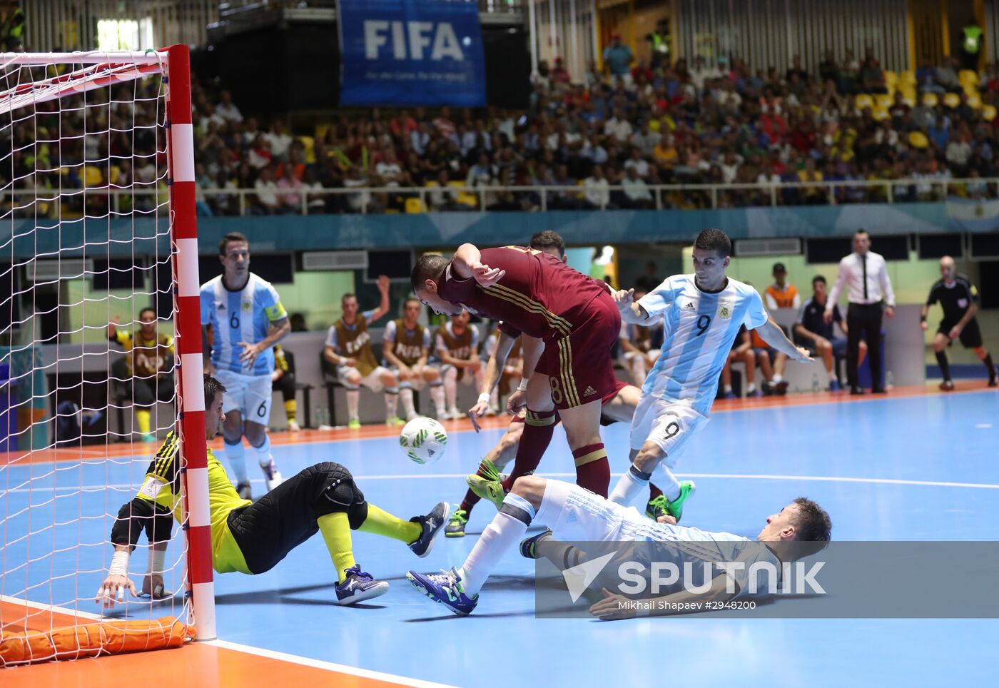 Futsal World Cup Final. Russia vs. Argentina