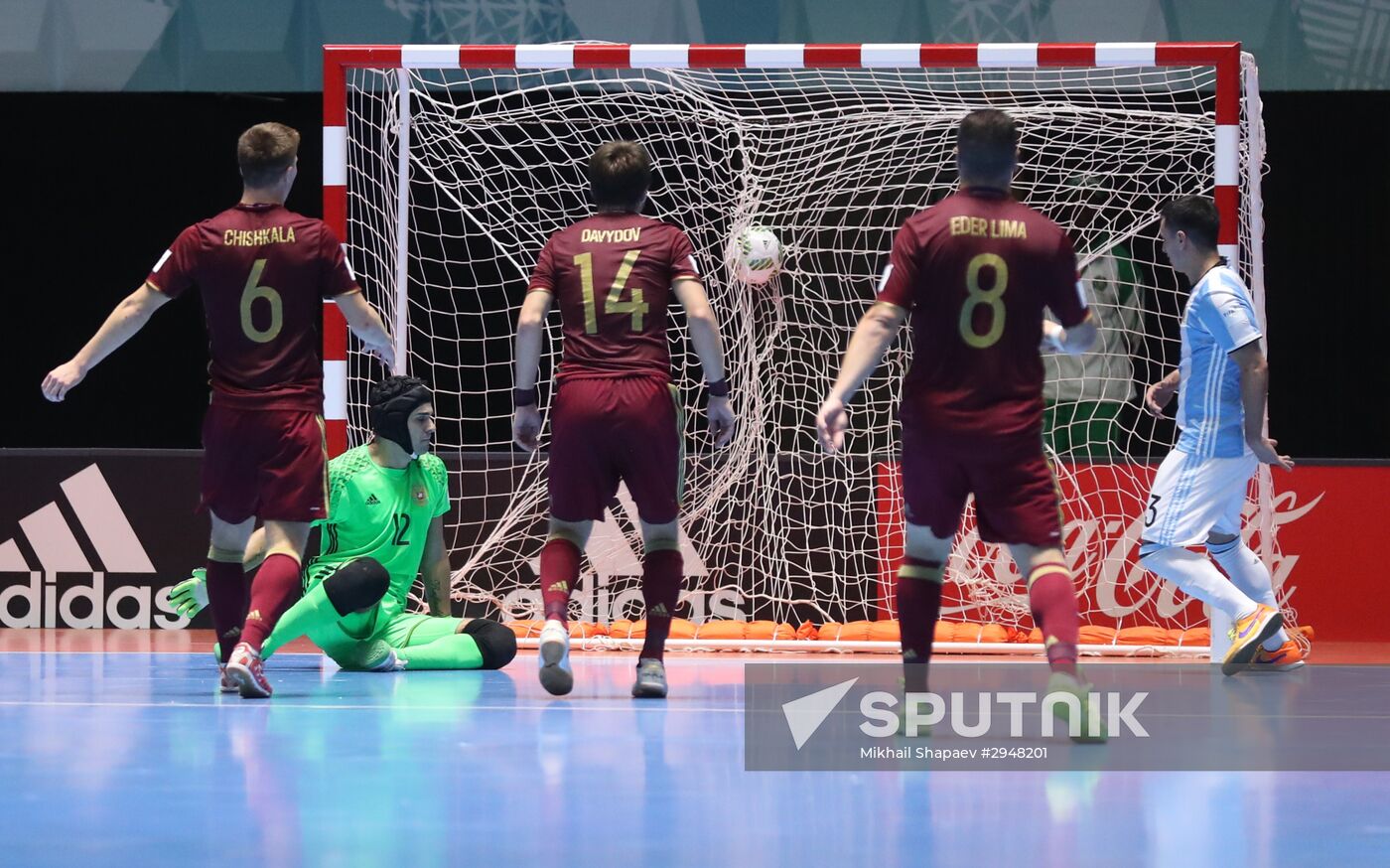 Futsal World Cup Final. Russia vs. Argentina