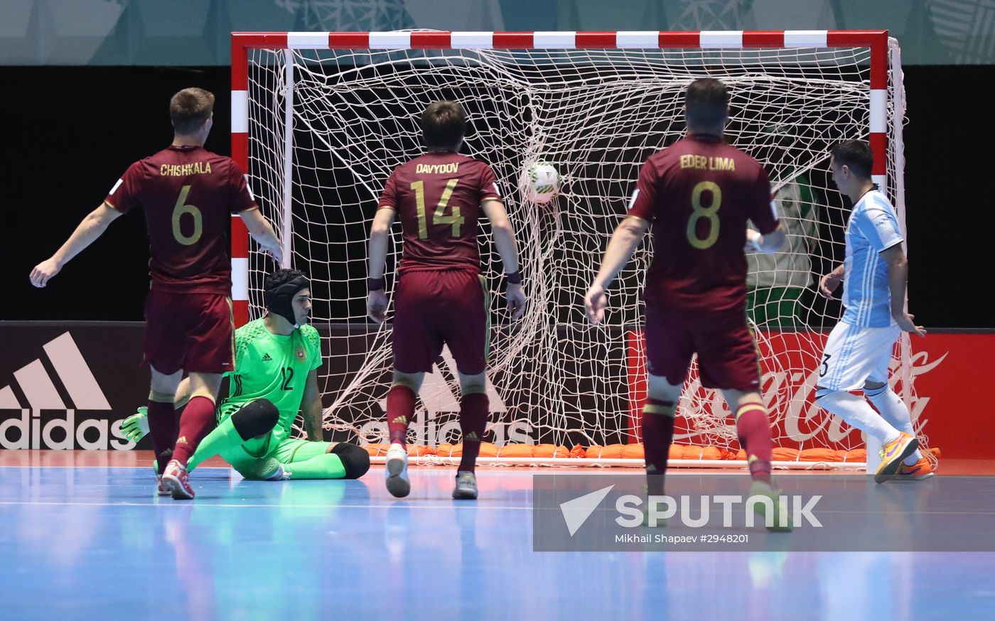 Futsal World Cup Final. Russia vs. Argentina