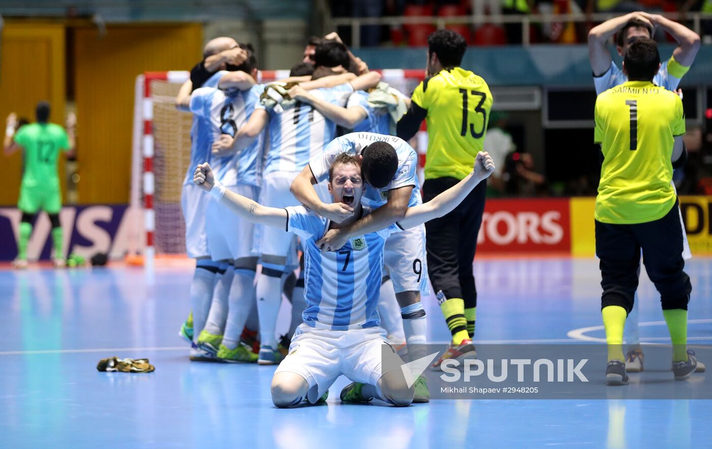 Futsal World Cup Final. Russia vs. Argentina