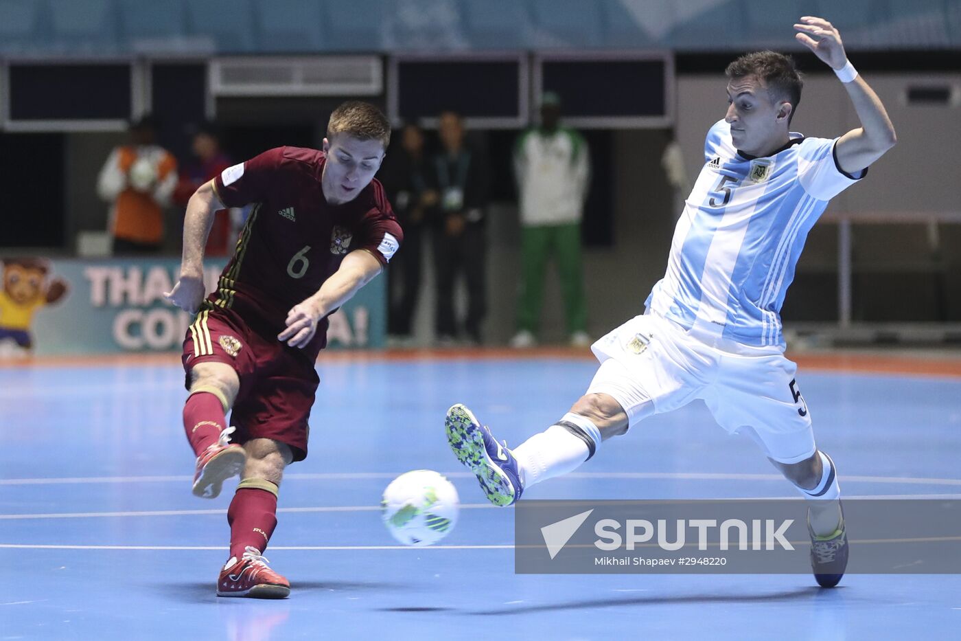 Futsal World Cup Final. Russia vs. Argentina