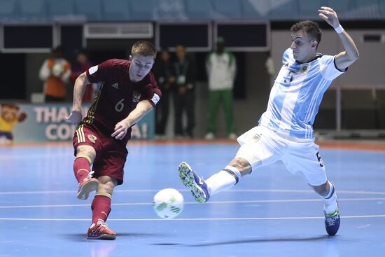 Futsal World Cup Final. Russia vs. Argentina