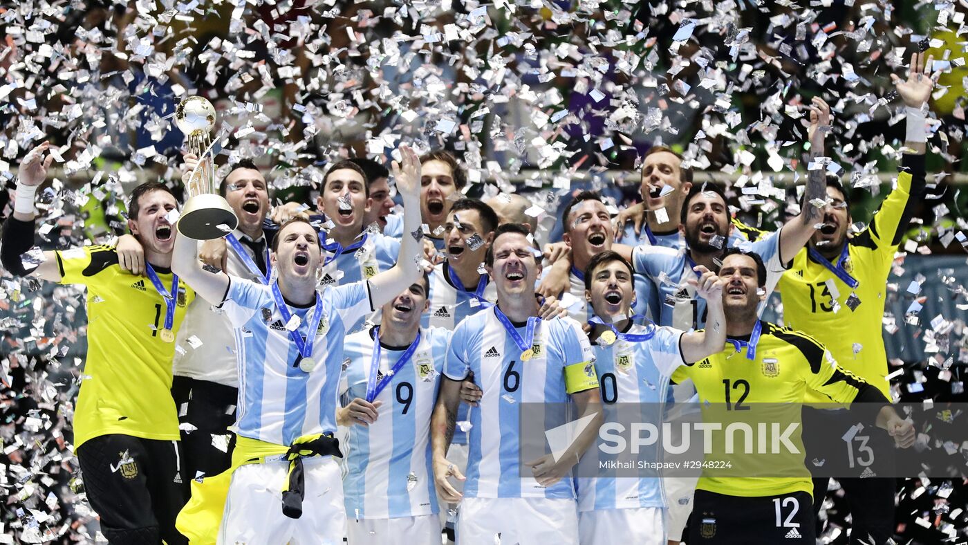 Futsal World Cup Final. Russia vs. Argentina
