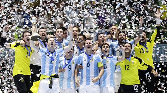 Futsal World Cup Final. Russia vs. Argentina