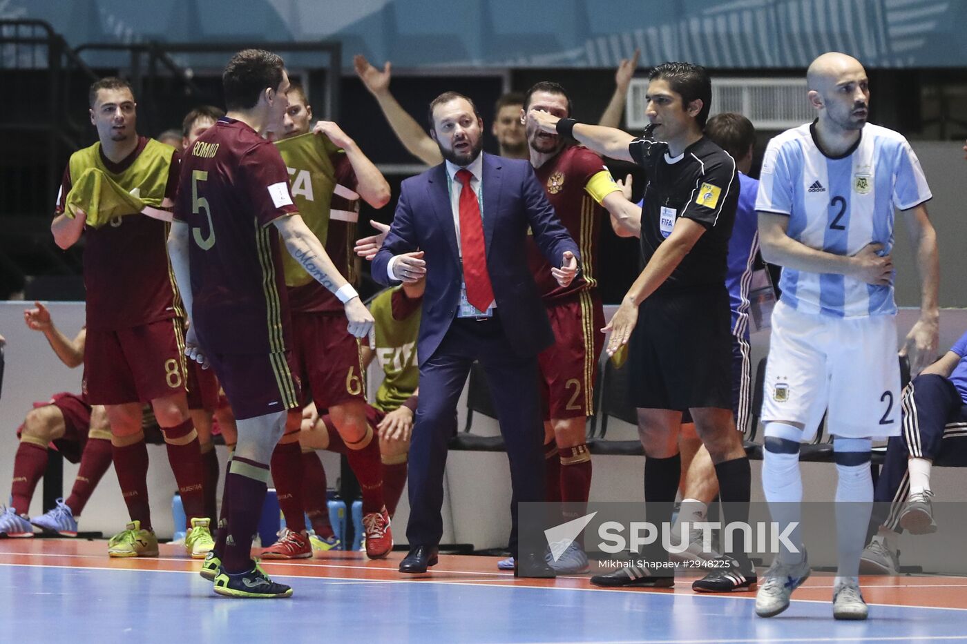 Futsal World Cup Final. Russia vs. Argentina
