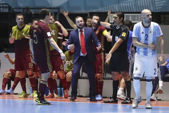 Futsal World Cup Final. Russia vs. Argentina