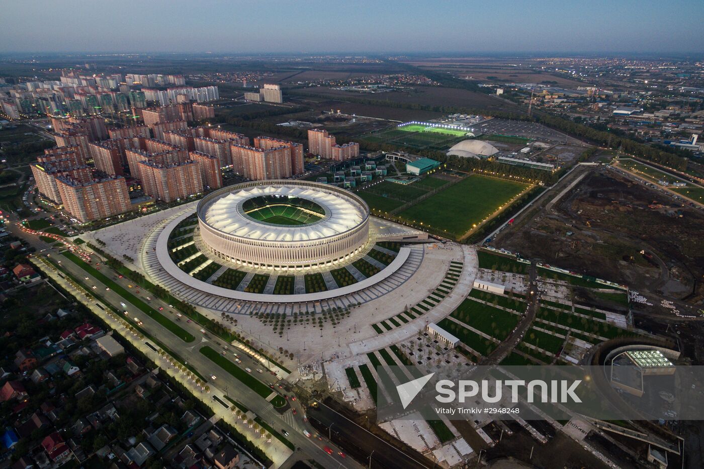 FC Krasnodar Stadium opens on October 9