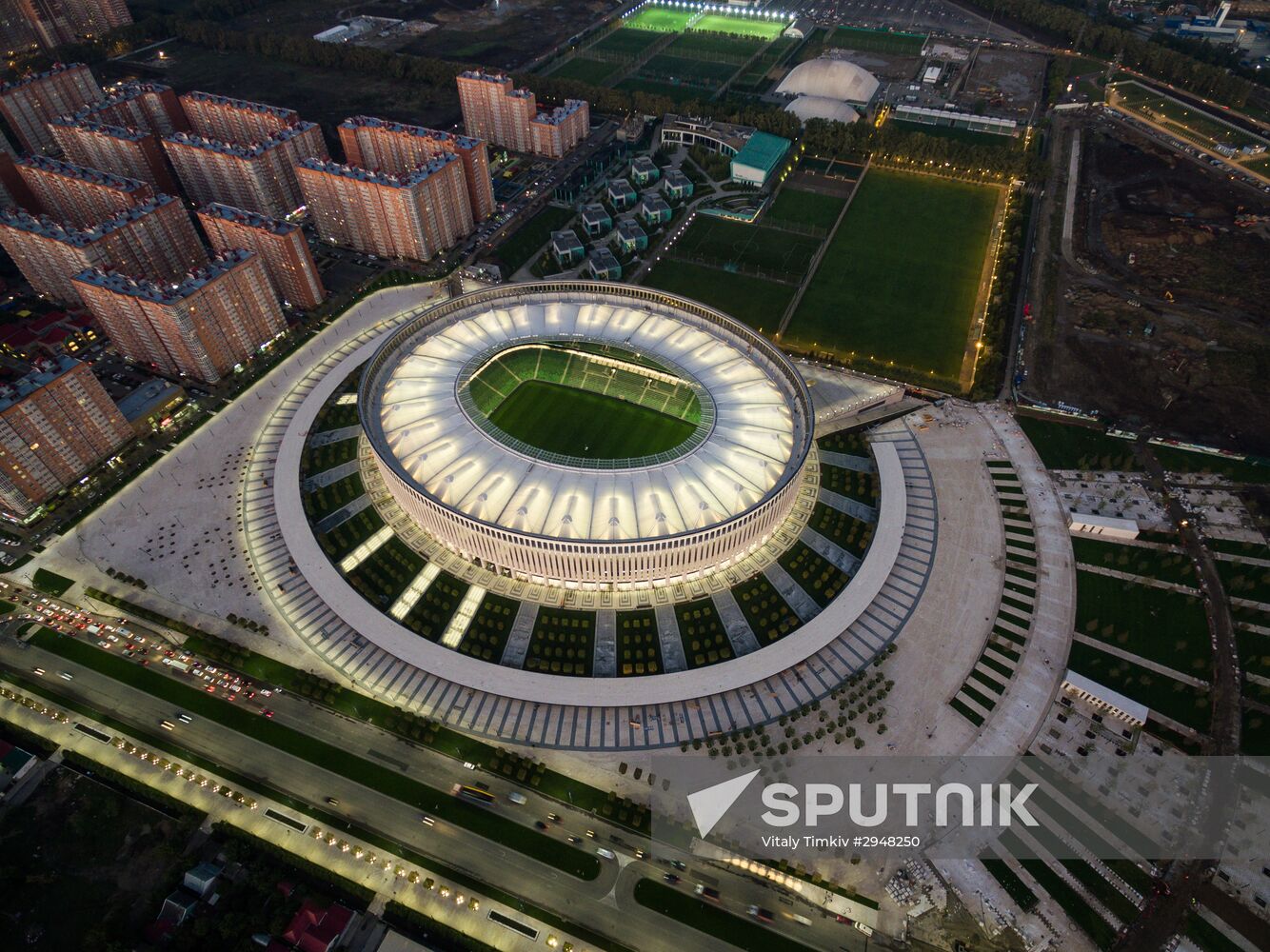 FC Krasnodar Stadium opens on October 9