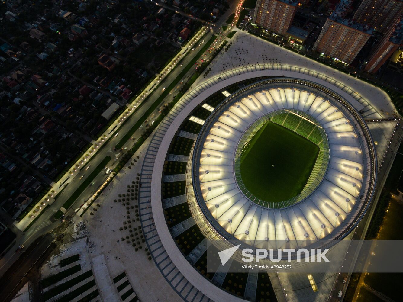 FC Krasnodar Stadium opens on October 9