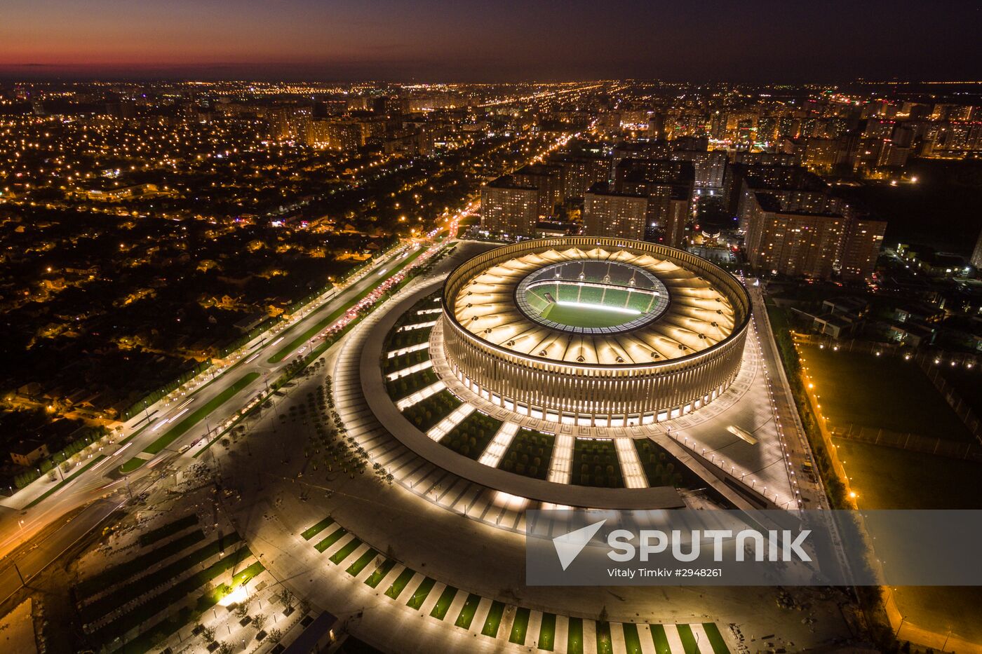 FC Krasnodar Stadium opens on October 9