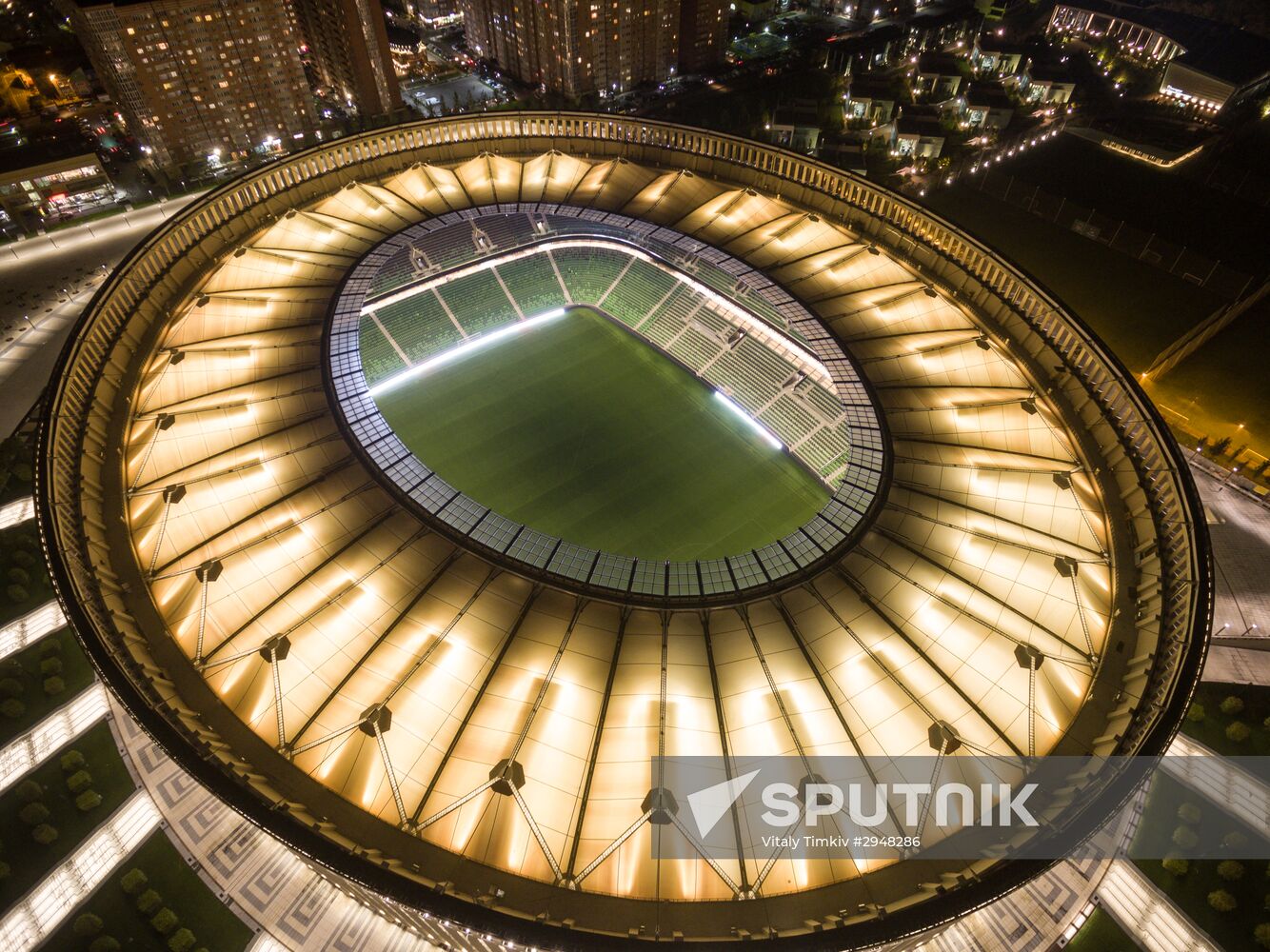 FC Krasnodar Stadium opens on October 9
