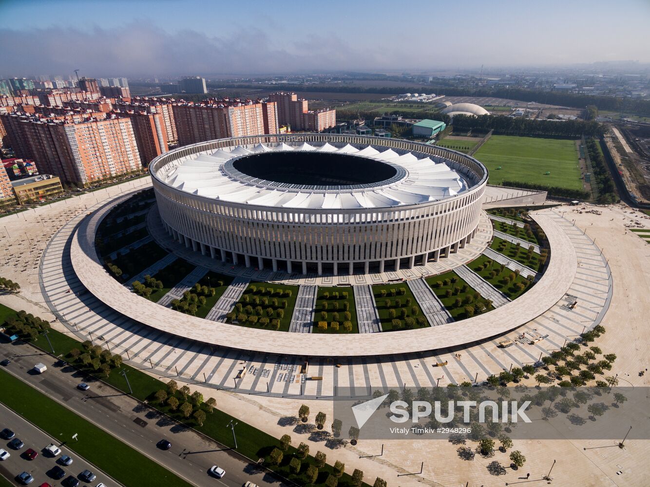 FC Krasnodar Stadium opens on October 9
