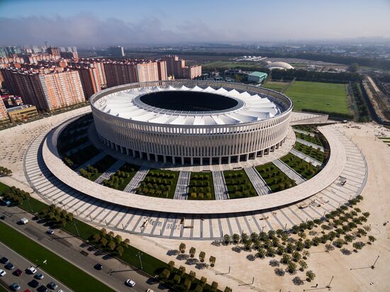 FC Krasnodar Stadium opens on October 9