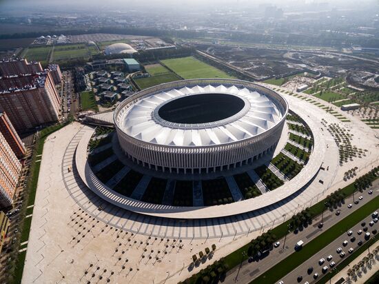 FC Krasnodar Stadium opens on October 9