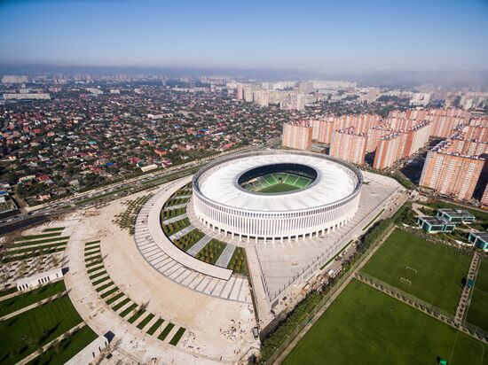 FC Krasnodar Stadium opens on October 9