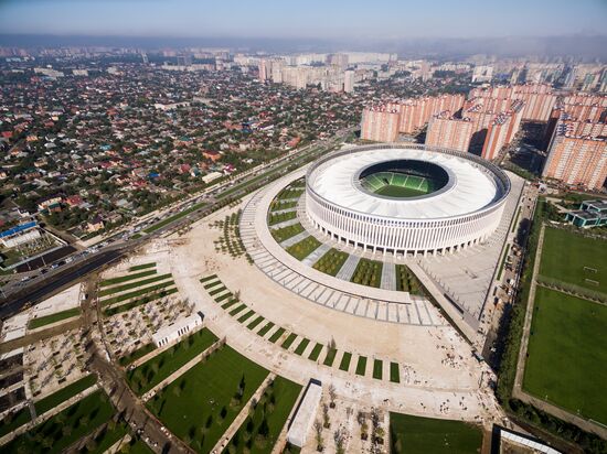 FC Krasnodar Stadium opens on October 9