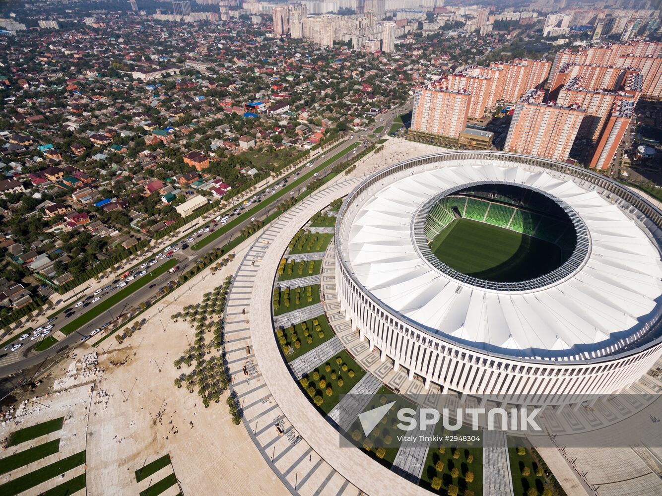 FC Krasnodar Stadium opens on October 9
