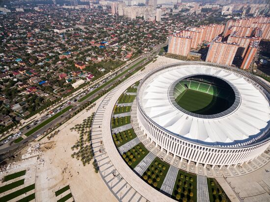 FC Krasnodar Stadium opens on October 9