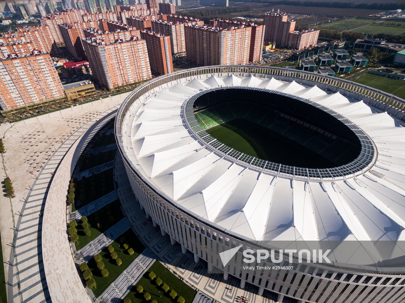 FC Krasnodar Stadium opens on October 9