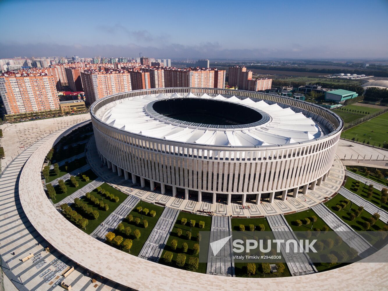FC Krasnodar Stadium opens on October 9