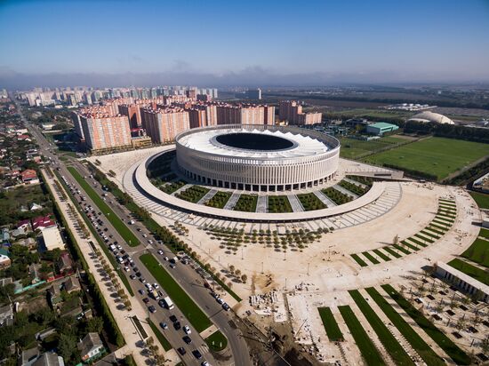 FC Krasnodar Stadium opens on October 9