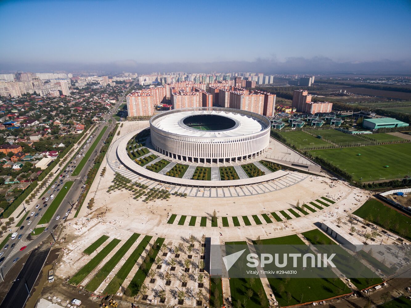FC Krasnodar Stadium opens on October 9